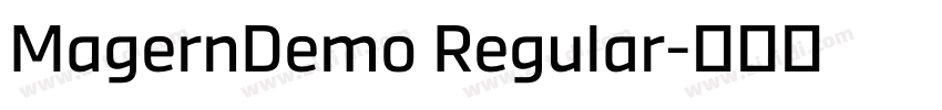 MagernDemo Regular字体转换